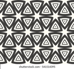 Modern geometric seamless pattern. Vector illustration. For design, page fill, wallpaper.