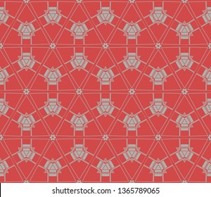 Modern geometric seamless pattern.Vector background. For design, page fill, wallpaper. Vector illustration. For design, page fill, wallpaper