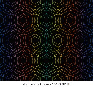 Modern geometric seamless pattern.Vector background. For design, page fill, wallpaper. Vector illustration. For design, page fill, wallpaper