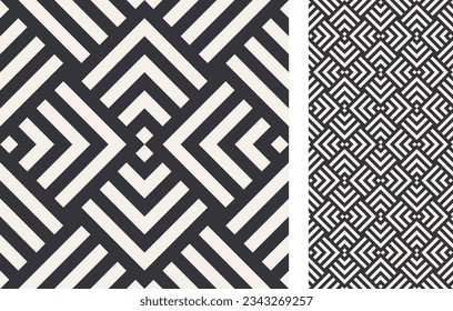 Modern geometric seamless Tile. Stylish pattern  for ceramic tile, wallpaper, linoleum, textile, web page background. Vector illustration