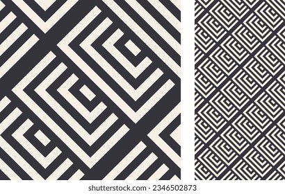 Modern geometric seamless Tile. Stylish pattern  for ceramic tile, wallpaper, linoleum, textile, web page background. Vector illustration