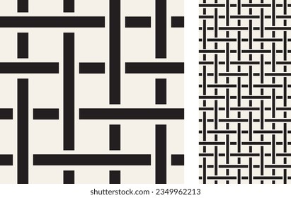 Moderne geometrische nahtlose Tile. Stilvolles Muster für Keramikfliesen, Tapete, Linoleum, Textilien, Webseitenhintergrund. Vektorgrafik