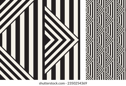 Moderne geometrische nahtlose Tile. Stilvolles Muster für Keramikfliesen, Tapete, Linoleum, Textilien, Webseitenhintergrund. Vektorgrafik