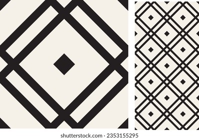 Tile geométrico moderno sin costuras. Patrón elegante para cerámica, papel pintado, linóleo, textil, fondo de página web. Ilustración del vector