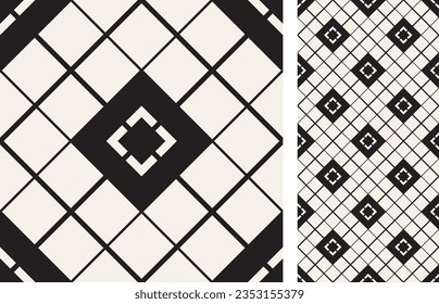 Tile geométrico moderno sin costuras. Patrón elegante para cerámica, papel pintado, linóleo, textil, fondo de página web. Ilustración del vector