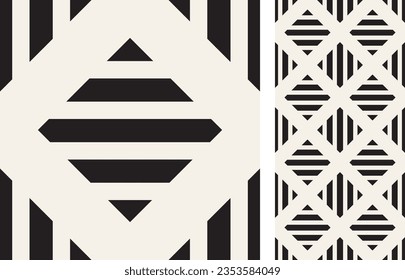 Modern geometric seamless Tile. Stylish pattern  for ceramic tile, wallpaper, linoleum, textile, web page background. Vector illustration