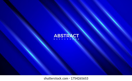 forma geométrica moderna color de fondo abstracto degradado azul. ilustración vectorial	