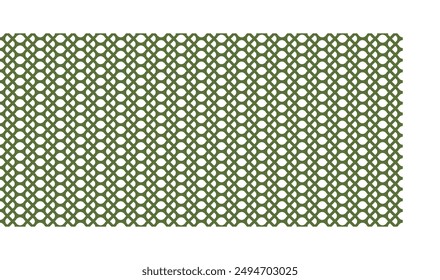 Modern geometric shape green pattern
