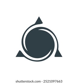 Forma geométrica moderna. Figura abstracta minimalista, forma y línea básica brutalista en 3D, formas simples modernas mínimas. Icono de Vector. Bauhaus y y2k estilo de póster de moda figura primitiva.