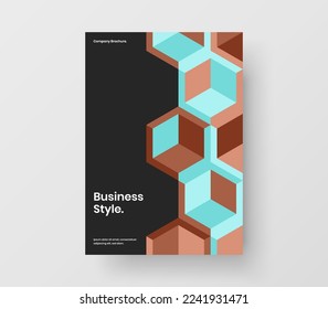 Diseño de la lista de mano de formas geométricas modernas. Plantilla vectorial de diseño de portada corporativa aislada.