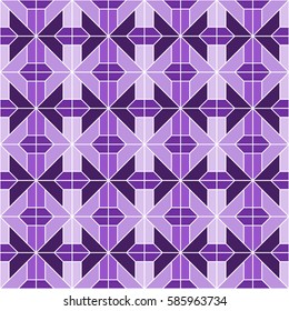 Modern geometric shapes pattern in square layout - seamless editable repeating vector background wallpaper