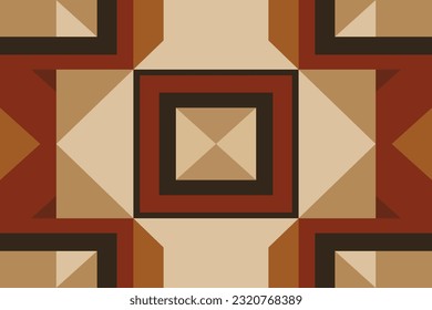 Modern geometric shapes patterns, seamless vector illustration. Pattern designs with modern geometric shapes can be printed as a background image or used for rugs, carpets, or textile fabric.