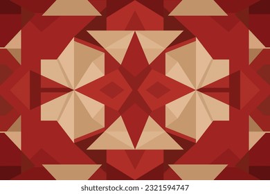 Modern geometric shapes patterns, seamless vector illustration. Pattern designs with modern geometric shapes can be printed as a background image or used for rugs, carpets, or textile fabric.