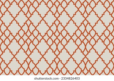 Modern geometric shapes patterns, seamless vector illustration. Pattern designs with modern geometric shapes can be printed as a background image or used for rugs, carpets, or textile fabric.