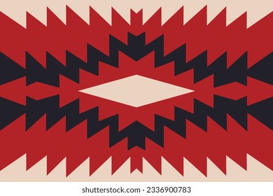 Modern geometric shapes patterns, seamless vector illustration. Pattern designs with modern geometric shapes can be printed as a background image or used for rugs, carpets, or textile fabric.