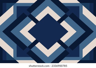 Modern geometric shapes patterns, seamless vector illustration. Pattern designs with modern geometric shapes can be printed as a background image or used for rugs, carpets, or textile fabric.