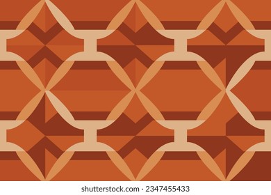 Modern geometric shapes patterns, seamless vector illustration. Pattern designs with modern geometric shapes can be printed as a background image or used for rugs, carpets, or textile fabric.