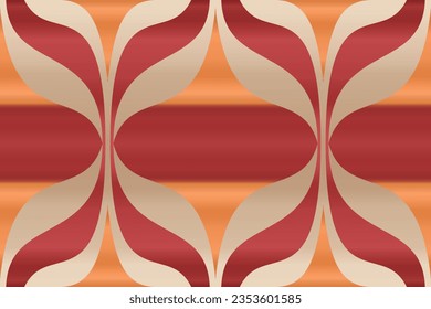 Modern geometric shapes patterns, seamless vector illustration. Pattern designs with modern geometric shapes can be printed as a background image or used for rugs, carpets, or textile fabric.