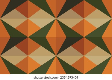 Modern geometric shapes patterns, seamless vector illustration. Pattern designs with modern geometric shapes can be printed as a background image or used for rugs, carpets, or textile fabric.