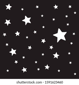 Modern geometric star pattern, stars filled, background texture EPS Vector