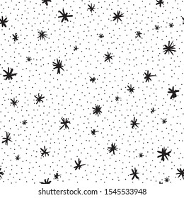 Modern Geometric Star Pattern. Vector Star Pattern Background