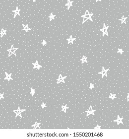 Modern Geometric Star Pattern. Vector Star Pattern Background
