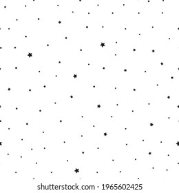 Modern Geometric Star Pattern. Vector Star Pattern Background