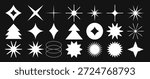 Modern Geometric Star and Sparkle Shapes Collection