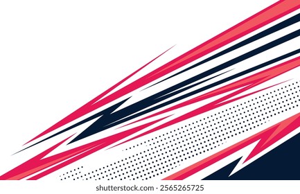 Modern geometric stripes racing background for car wrap stickers