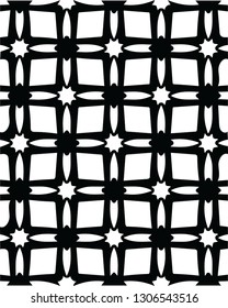 Modern geometric style elegant texture fence shape vector pattern design