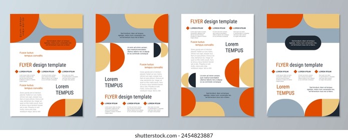 Colección de Plantilla de Vector de estilo geométrico moderno. Fondo geométrico Abstractas. Diseño para póster, folleto, cubierta del folleto, tarjeta, Cupón. Formato A4