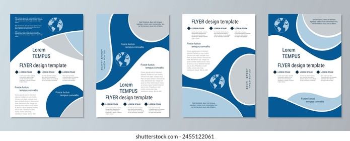 Colección de Plantilla de Vector de estilo geométrico moderno. Fondo geométrico Abstractas. Diseño para póster, folleto, cubierta del folleto, tarjeta, Cupón. Formato A4
