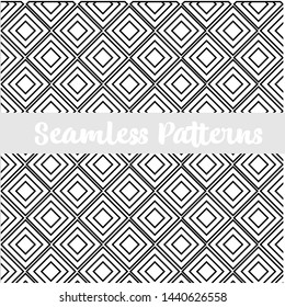 Modern Geometric Style Seamless Pattern 