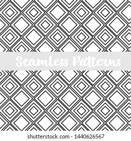 Modern Geometric Style Seamless Pattern 