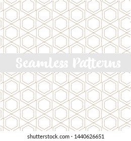 Modern Geometric Style Seamless Pattern 