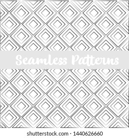Modern Geometric Style Seamless Pattern 