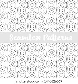 Modern Geometric Style Seamless Pattern 