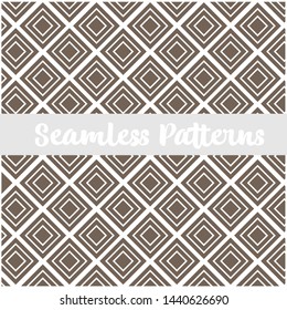 Modern Geometric Style Seamless Pattern 