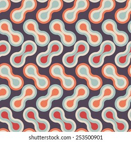Modern Geometric Stylish Pattern. Colorful Repeated Shapes