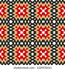 Modern Geometric Stylish Texture. Vector Seamless Pattern. Print Cloth, Clothes, Banner, Cover, Card, Shirt, Website, Wrapper.