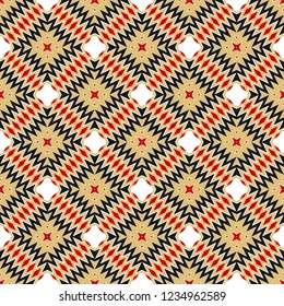 Modern Geometric Stylish Texture. Vector Seamless Pattern. Print Cloth, Clothes, Banner, Cover, Card, Shirt, Website, Wrapper.