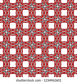 Modern Geometric Stylish Texture. Vector Seamless Pattern. Print Cloth, Clothes, Banner, Cover, Card, Shirt, Website, Wrapper.