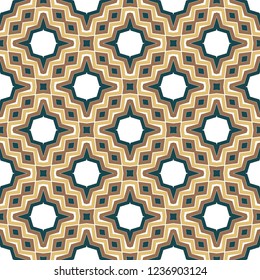 Modern Geometric Stylish Texture. Vector Seamless Pattern. Print Cloth, Clothes, Banner, Cover, Card, Shirt, Website, Wrapper.