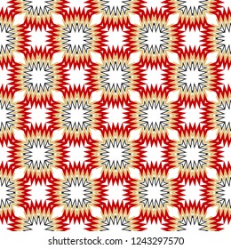 Modern Geometric Stylish Texture. Vector Seamless Pattern. Print Cloth, Clothes, Banner, Cover, Card, Shirt, Website, Wrapper.