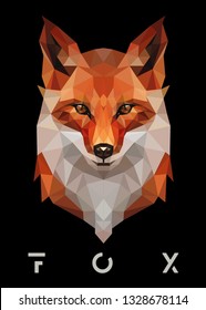 Modern Geometric Symmetrical Fox