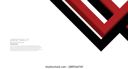 Modern geometric tech abstract background for presentation design, banner, business card. Vector illustration with futuristic corporate concept