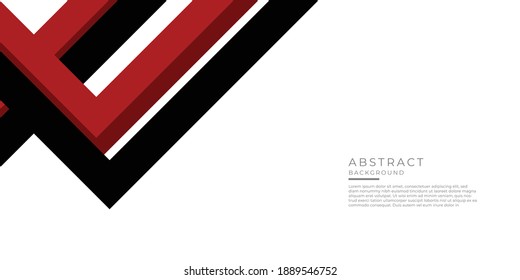 Modern geometric tech abstract background for presentation design, banner, business card. Vector illustration with futuristic corporate concept
