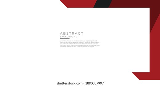 Modern geometric tech abstract background for presentation design, banner, business card. Vector illustration with futuristic corporate concept