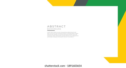 Modern geometric tech abstract background for presentation design, banner, business card. Vector illustration with futuristic corporate concept