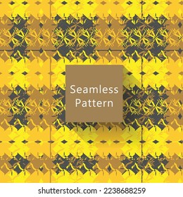 Modernes geometrisches und texturiertes Illustrationsmuster. Kreative Collage mit Formen. Nahtloses Muster. Modische Vorlage für Design.